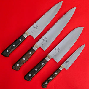Kitchen Knives Knife set 4 KAI Stainless High carbon Clad steel MOKUREN CHEF AE-5156 AE-5157 AE 5158 AE-5160 Japan 