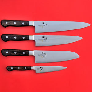 Kai Seki magoroku 4 facas do Chef Facas de cozinha santoku AOFUJI Japão Japonês 