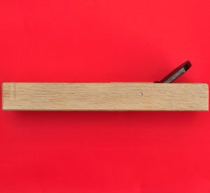 Vista lateral Cepillo japonés para madera HORAI S-212 Kanna 65mm Japón herramienta carpintería