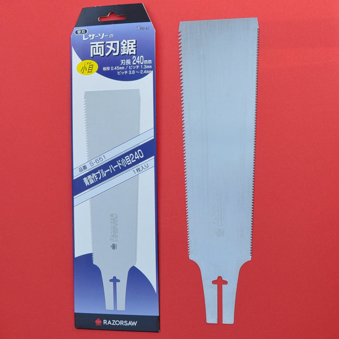 Razorsaw Gyokucho RYOBA Dentes extra finos lâmina de reposição S-651 240mm