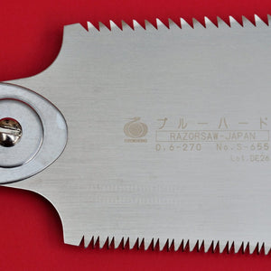 Primer plano Sierra Razorsaw Gyokucho RYOBA 655 270mm Japón Japonés herramienta carpintería Hoja de repuesto