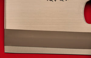 Close-up blade Japanese cleaver knife for soba udon KIRI 220mm japan